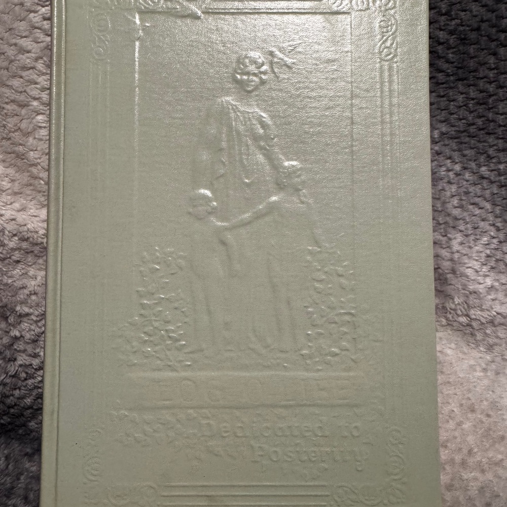 Vintage Log O'Life Album Nursery Baby Book Blue Hardcover with Original Box